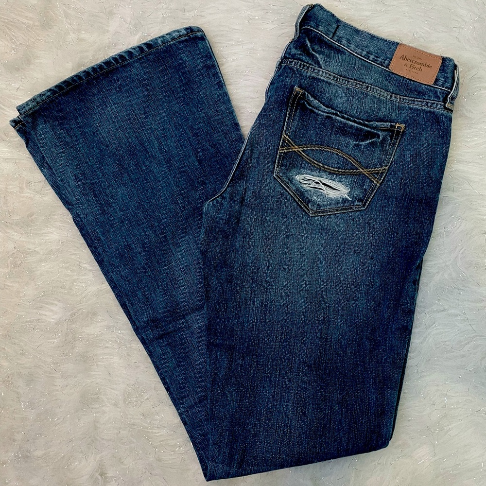 🌸Y2K🌸 ABERCROMBIE Flair Low-Rise Jeans!